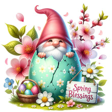 Load image into Gallery viewer, Diamond Painting - Full Round - Easter Gnome (30*30CM)