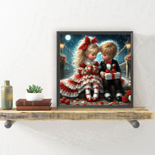 Load image into Gallery viewer, Diamond Painting - Full Round - Valentine's Day gift girl and boy (30*30CM)