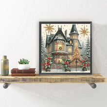 Load image into Gallery viewer, Diamond Painting - Full Round - Winter villa house (30*30CM)