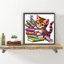Load image into Gallery viewer, Diamond Painting - Full Round - Cat (30*30CM)
