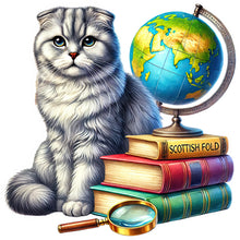 Load image into Gallery viewer, Diamond Painting - Full Round - Cat (30*30CM)