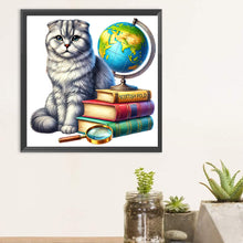 Load image into Gallery viewer, Diamond Painting - Full Round - Cat (30*30CM)