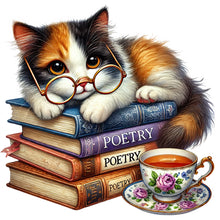 Load image into Gallery viewer, Diamond Painting - Full Round - Cat (30*30CM)