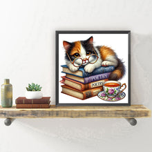 Load image into Gallery viewer, Diamond Painting - Full Round - Cat (30*30CM)