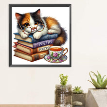 Load image into Gallery viewer, Diamond Painting - Full Round - Cat (30*30CM)