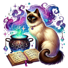 Load image into Gallery viewer, Diamond Painting - Full Round - Cat (30*30CM)