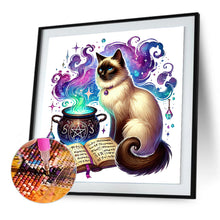 Load image into Gallery viewer, Diamond Painting - Full Round - Cat (30*30CM)