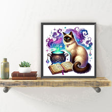 Load image into Gallery viewer, Diamond Painting - Full Round - Cat (30*30CM)