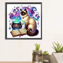 Load image into Gallery viewer, Diamond Painting - Full Round - Cat (30*30CM)