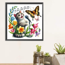 Load image into Gallery viewer, Diamond Painting - Full Round - Cat (30*30CM)