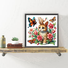 Load image into Gallery viewer, Diamond Painting - Full Round - Cat (30*30CM)