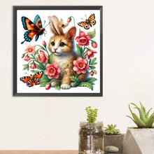 Load image into Gallery viewer, Diamond Painting - Full Round - Cat (30*30CM)