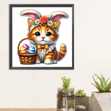 Load image into Gallery viewer, Diamond Painting - Full Round - Cat (30*30CM)
