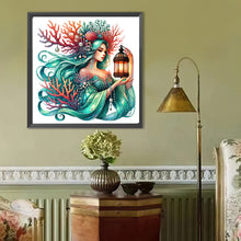Load image into Gallery viewer, Diamond Painting - Full Round - Coral girl (40*40CM)