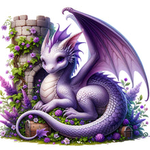 Load image into Gallery viewer, Diamond Painting - Full Round - Dinosaur (40*40CM)