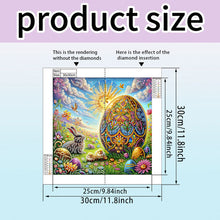 Load image into Gallery viewer, Diamond Painting - Full Round - Easter egg bunny (30*30CM)
