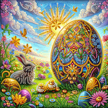 Load image into Gallery viewer, Diamond Painting - Full Round - Easter egg bunny (30*30CM)