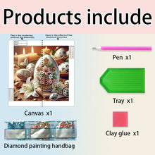 Load image into Gallery viewer, Diamond Painting - Full Round - Easter lily cross egg (30*30CM)