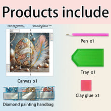 Load image into Gallery viewer, Diamond Painting - Full Round - Easter egg feather (30*30CM)