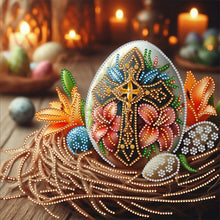 Load image into Gallery viewer, Diamond Painting - Full Round - Easter cross egg (30*30CM)