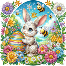 Load image into Gallery viewer, Diamond Painting - Full Round - Easter bee egg bunny (30*30CM)