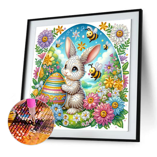 Diamond Painting - Full Round - Easter bee egg bunny (30*30CM)