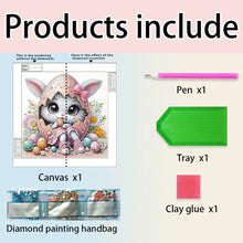 Load image into Gallery viewer, Diamond Painting - Full Round - Easter egg-breaking bunny (30*30CM)