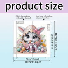 Load image into Gallery viewer, Diamond Painting - Full Round - Easter egg-breaking bunny (30*30CM)