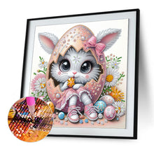 Load image into Gallery viewer, Diamond Painting - Full Round - Easter egg-breaking bunny (30*30CM)