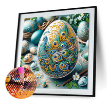 Load image into Gallery viewer, Diamond Painting - Full Round - Easter egg peacock (30*30CM)
