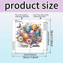Load image into Gallery viewer, Diamond Painting - Full Round - Easter butterfly egg pile (30*30CM)