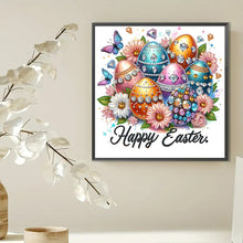 Load image into Gallery viewer, Diamond Painting - Full Round - Easter butterfly egg pile (30*30CM)