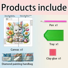 Load image into Gallery viewer, Diamond Painting - Full Round - Easter daffodil white rabbit (30*30CM)