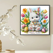 Load image into Gallery viewer, Diamond Painting - Full Round - Easter daffodil white rabbit (30*30CM)