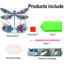 Load image into Gallery viewer, Acrylic Special Shape Dragonfly Desktop Diamond Art Kits for Home Office Decor