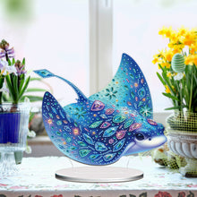 Load image into Gallery viewer, Acrylic Special Shape Dragonfly Desktop Diamond Art Kits for Home Office Decor