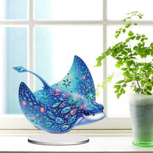 Load image into Gallery viewer, Acrylic Special Shape Dragonfly Desktop Diamond Art Kits for Home Office Decor