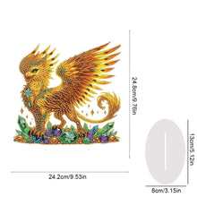 Load image into Gallery viewer, Acrylic Special Shape Dragonfly Desktop Diamond Art Kits for Home Office Decor