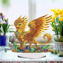 Load image into Gallery viewer, Acrylic Special Shape Dragonfly Desktop Diamond Art Kits for Home Office Decor