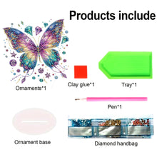 Load image into Gallery viewer, Acrylic Special Shape Dragonfly Desktop Diamond Art Kits for Home Office Decor