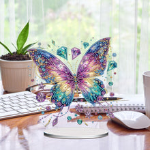 Load image into Gallery viewer, Acrylic Special Shape Dragonfly Desktop Diamond Art Kits for Home Office Decor
