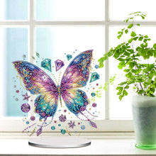 Load image into Gallery viewer, Acrylic Special Shape Dragonfly Desktop Diamond Art Kits for Home Office Decor