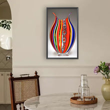Load image into Gallery viewer, Diamond Painting - Full Round - Color Striped Vase (30*50CM)