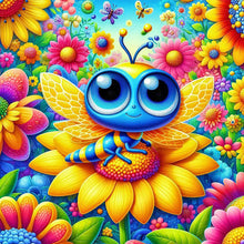 Load image into Gallery viewer, Diamond Painting - Full Round - Flower Butterfly (40*40CM)