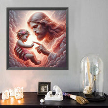 Load image into Gallery viewer, Diamond Painting - Full Round - Jesus And Baby (40*40CM)
