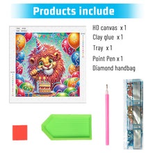 Load image into Gallery viewer, Diamond Painting - Partial Special Shaped - Party Lion (30*30CM)