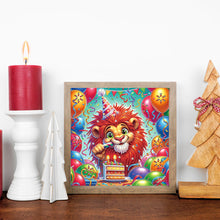 Load image into Gallery viewer, Diamond Painting - Partial Special Shaped - Party Lion (30*30CM)