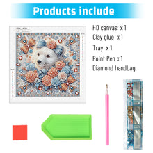 Load image into Gallery viewer, Diamond Painting - Partial Special Shaped - White Bear (30*30CM)
