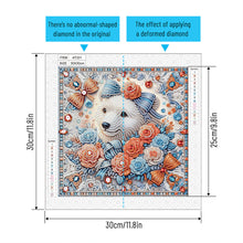 Load image into Gallery viewer, Diamond Painting - Partial Special Shaped - White Bear (30*30CM)