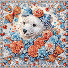 Load image into Gallery viewer, Diamond Painting - Partial Special Shaped - White Bear (30*30CM)